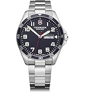Victorinox Homme Field Force - Montre en Acier Inoxydable à Quartz analogique de Fabrication Suis...