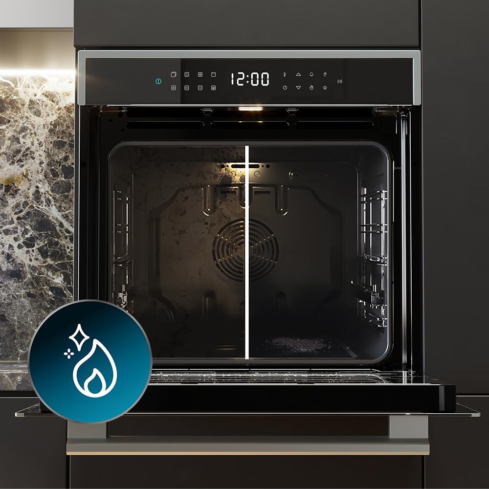 Cecotec - Four pyrolyse 60cm, 81L, 3400W, 11 fonctions Edge P506000