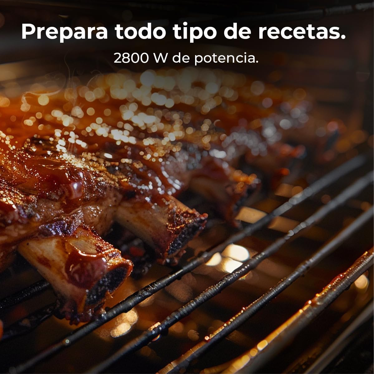 Cecotec - Four encastrable multifonctions, 70L, 6 modes, 2800W, classe A, M236000