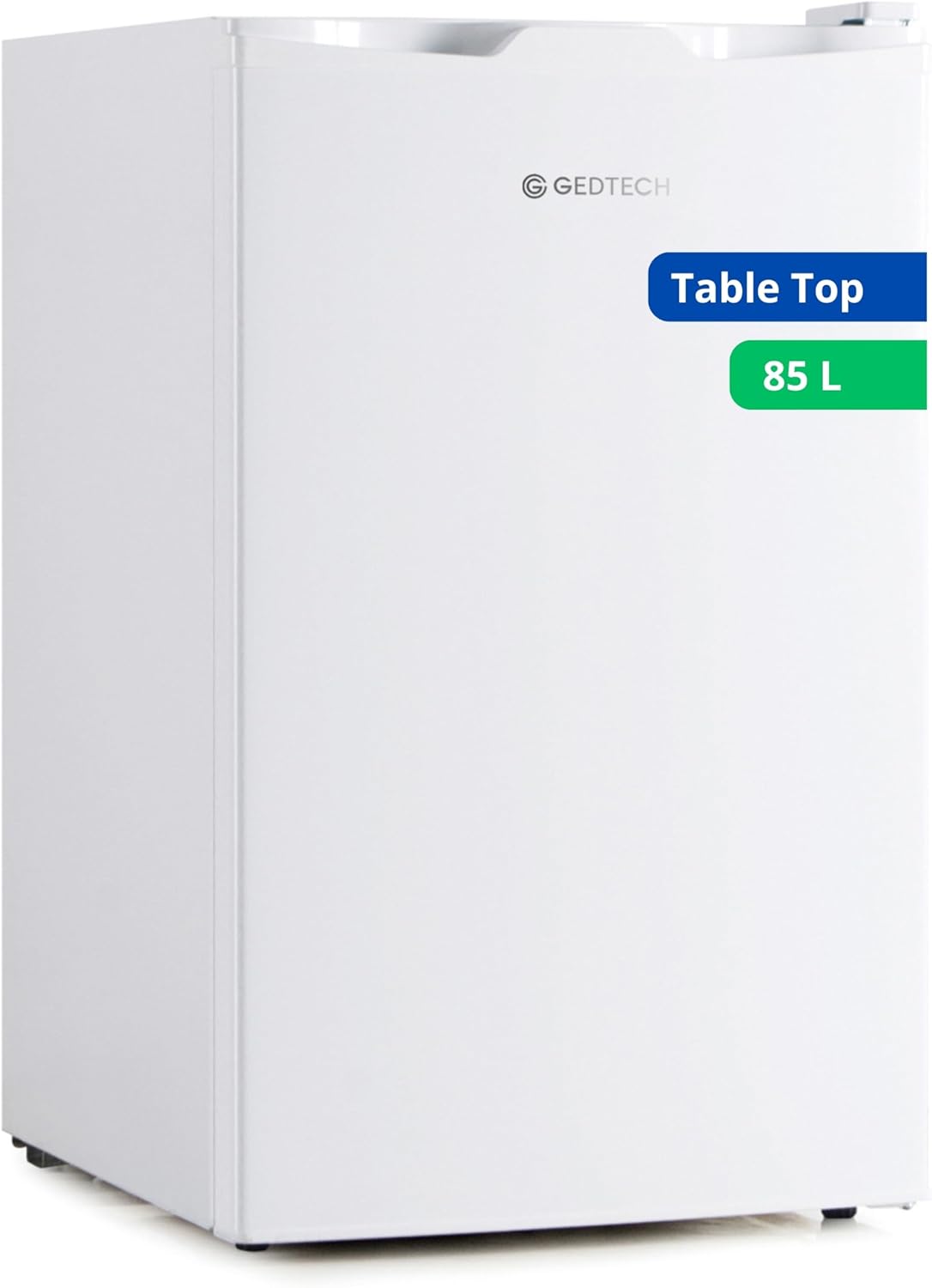 GEDTECH - Table Top 85L, blanc, réfrigérateur compact, GTOP93WH