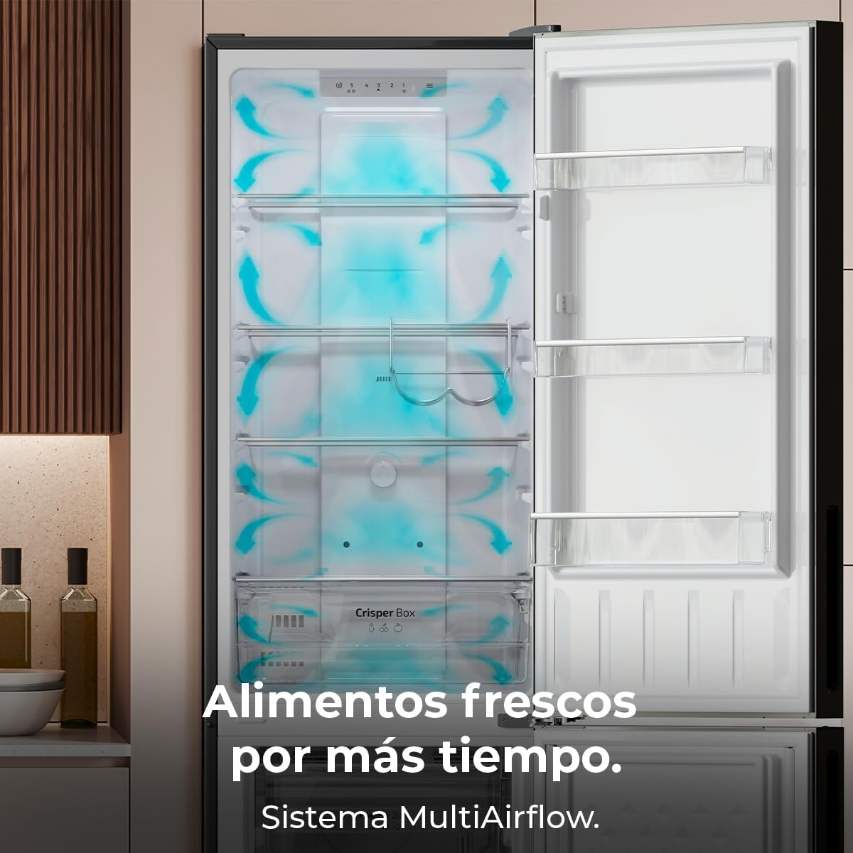 Cecotec - Bolero CoolMarket Combi - 250L - Inverter, No Frost, porte réversible