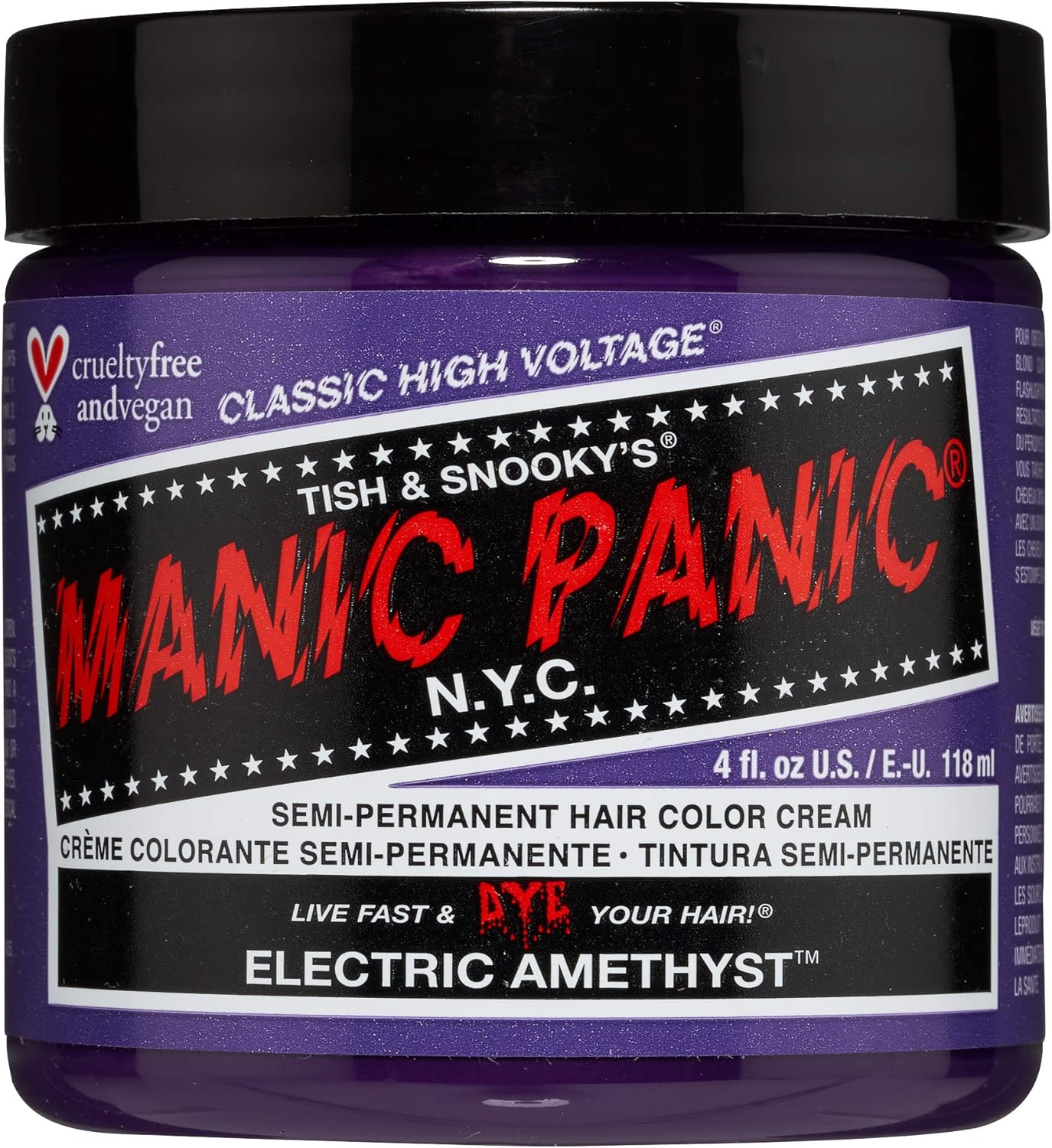 Manic Panic - High Voltage Classic - 118ml - semi-permanent violet vibrant Electric Amethyst