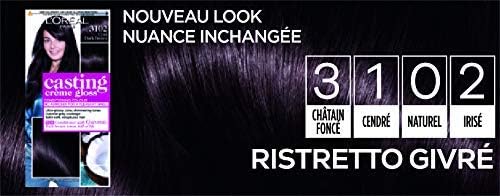 L'Oréal Paris - Casting Crème Gloss - coloration semi-permanente sans ammoniaque, effet glossy naturel - 3102