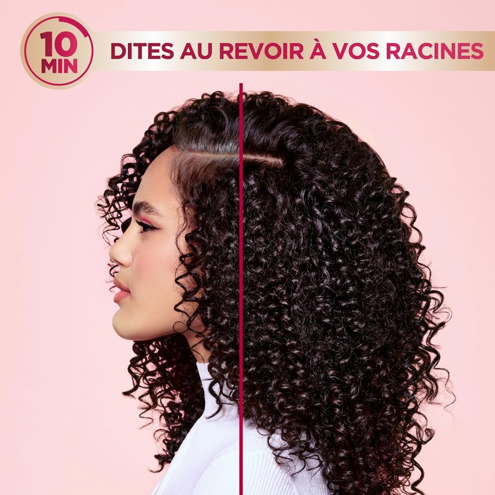 Garnier - Color Shampoo Retouch - noir, couverture 100% cheveux blancs, tenue 4 semaines