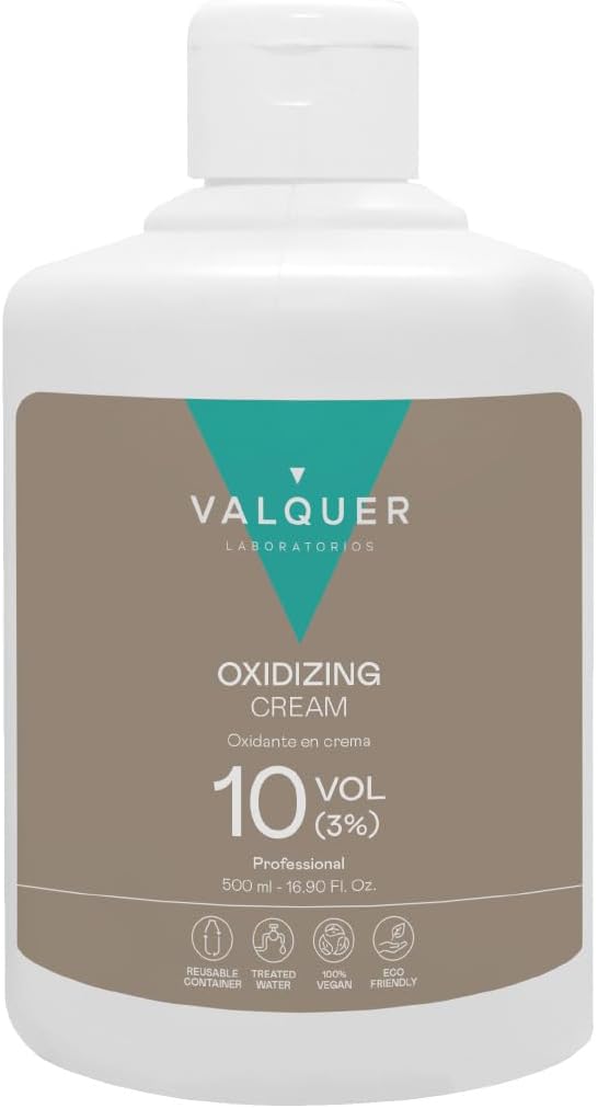 Valquer - eau oxygénée crème 500ml - 3% vegan coloration cheveux