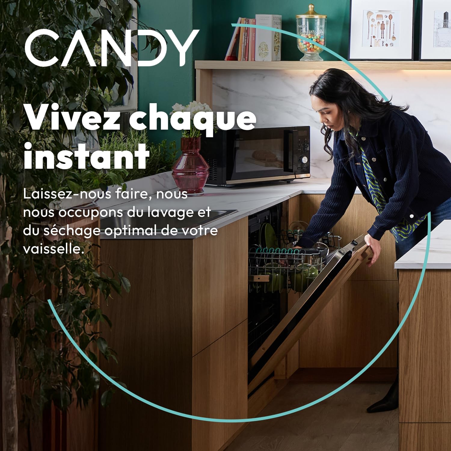 Candy - Série CI - 81,8x59,7x55,5 cm - 16 couverts, classe C, contrôle à distance, CI 6C4F0A