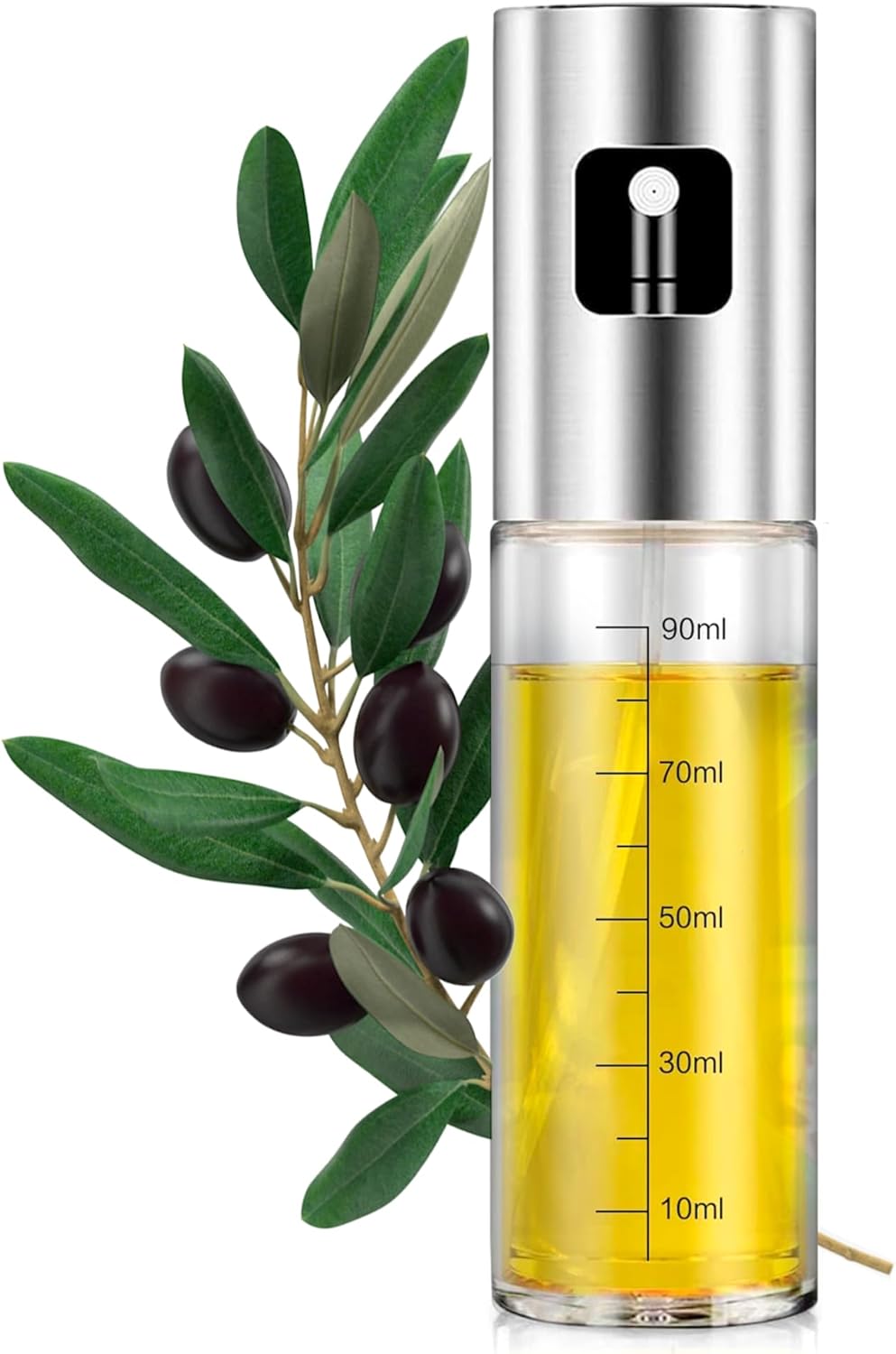 PORTENTUM - Pulvérisateur d'huile Premium 100ml - verre, anti-goutte, accessoire friteuse