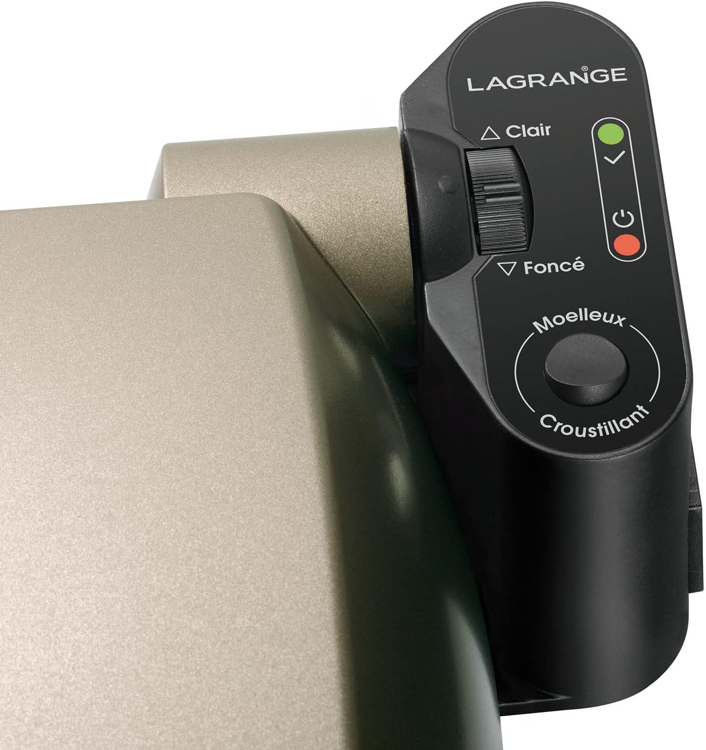 LAGRANGE - Gaufrier Premium - 1200W, plaques amovibles, cuisson personnalisée, réversible, 019422