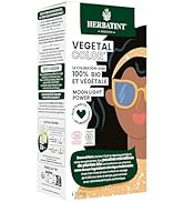 Herbatint Vegetal Color - Coloration végétale 100% naturelle et bio, MOON LIGHT POWER - Noir 100 ...
