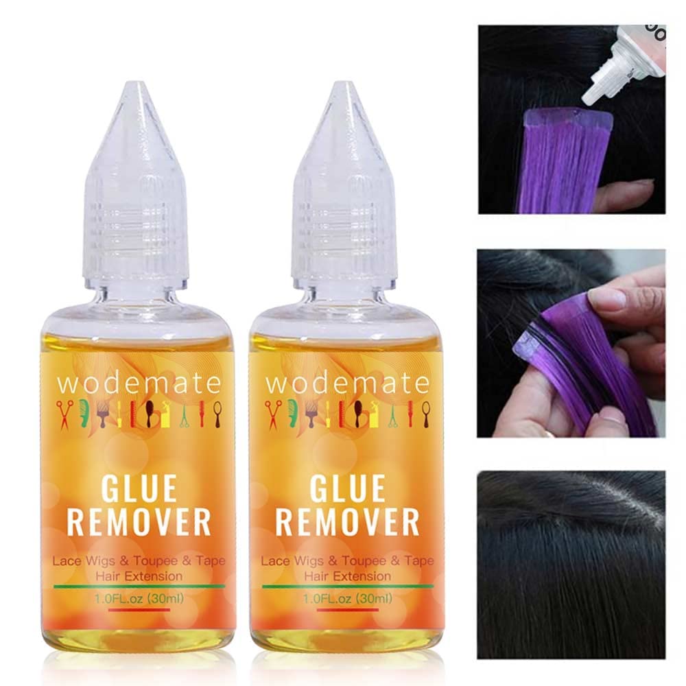 Décapant extensions cheveux - 30ml - action rapide, enlève colle perruque, ruban double face