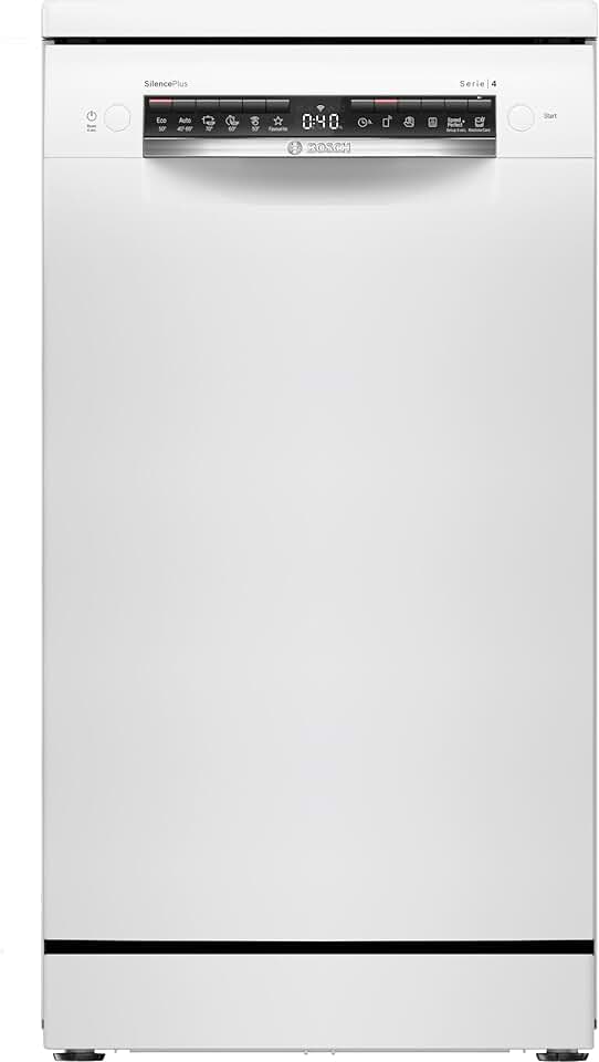 Bosch - Série 4 - 60 cm - Lave-vaisselle pose-libre, blanc - SPS4EMW17E