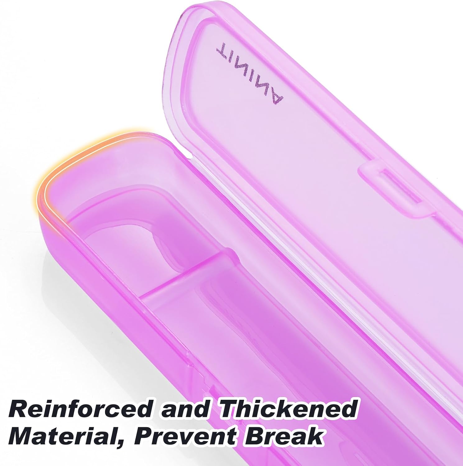 Couverts de camping portatifs inox, étui renforcé, arc-en-ciel, lavable