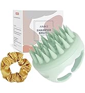 AIMIKE Brosse Massage Cuir Chevelu [Humide&Sec], Brosse Shampoing Cheveux Silicone et Masseur Tet...