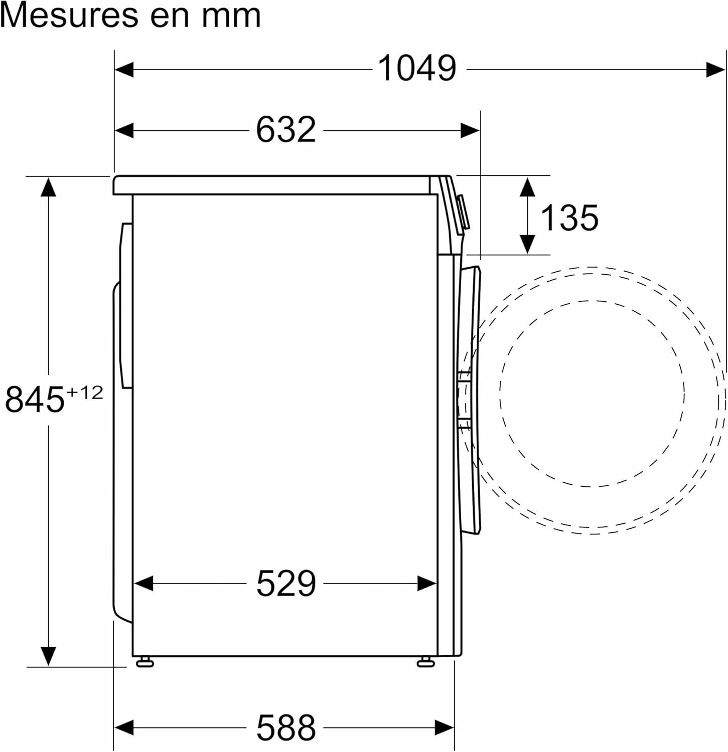 Bosch - Série 6 lave-linge 9kg 1400trs/min 60x85x60cm - WGG244F1FR