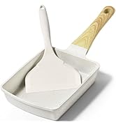 GiPP Poêle anti-adhésive pour omelettes, poêle de petit-déjeuner 3/4 trous, poêle japonaise paire...