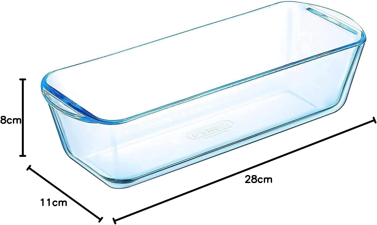 Pyrex - Bake & Enjoy moule à cake en verre 31x12 cm - lot de 2