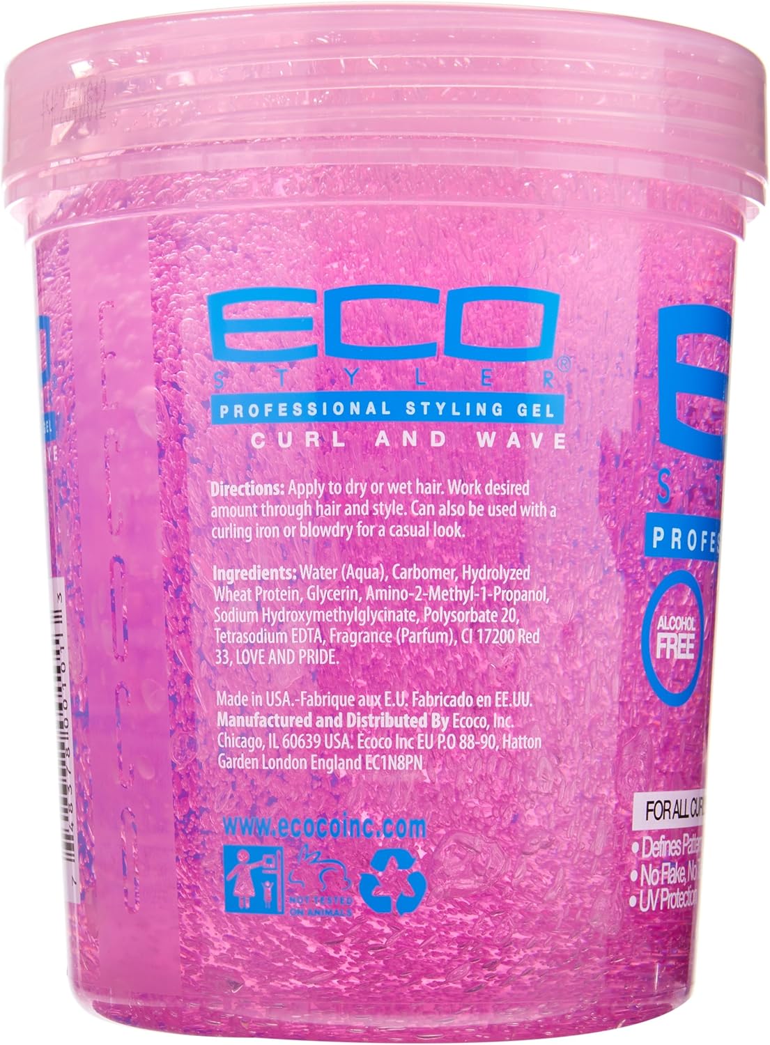 Eco Styler – Gel coiffant – 946ml – tenue forte et hydratation