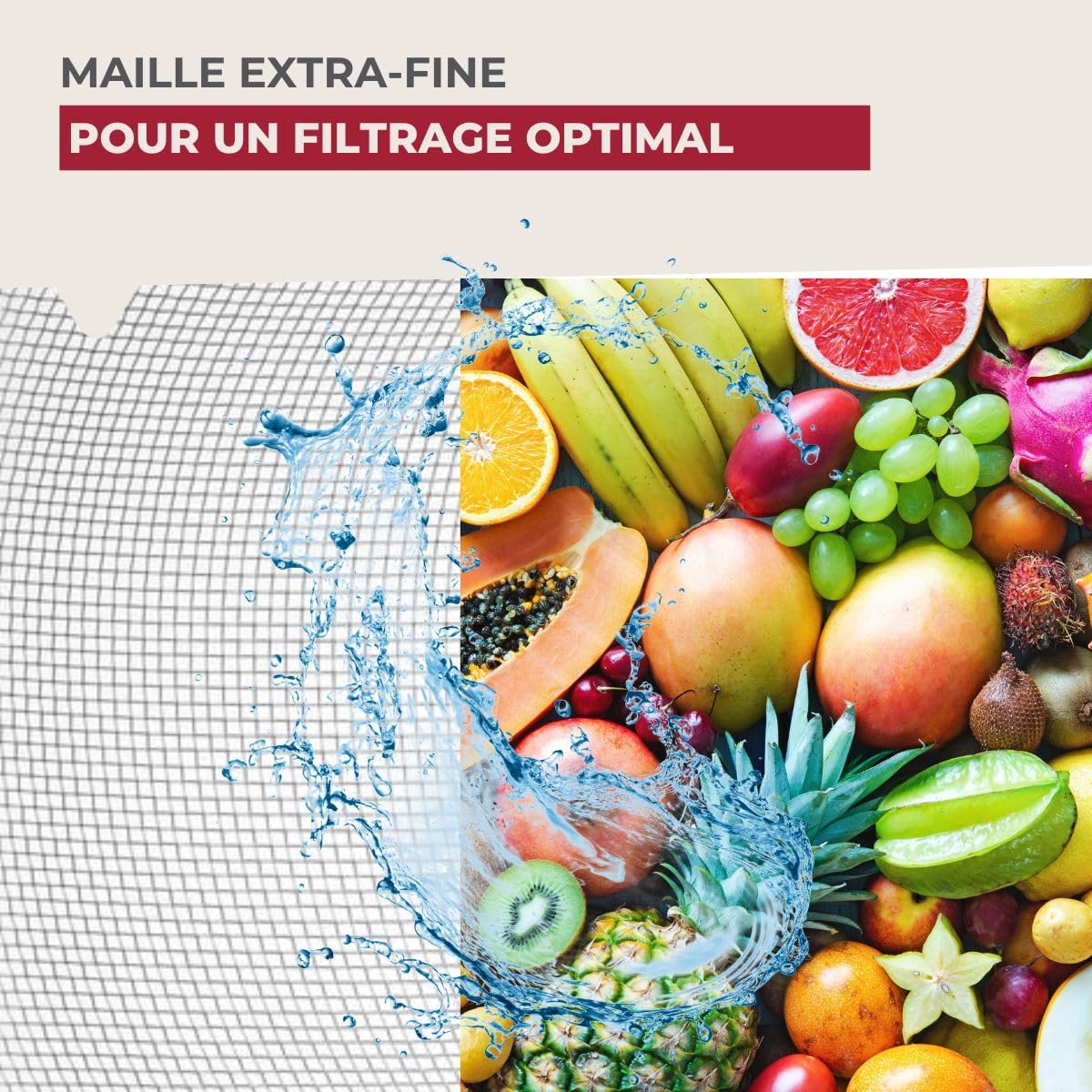 Fackelmann - set 2 passoires inox - 20 & 26 cm - tamis acier inoxydable 9983650