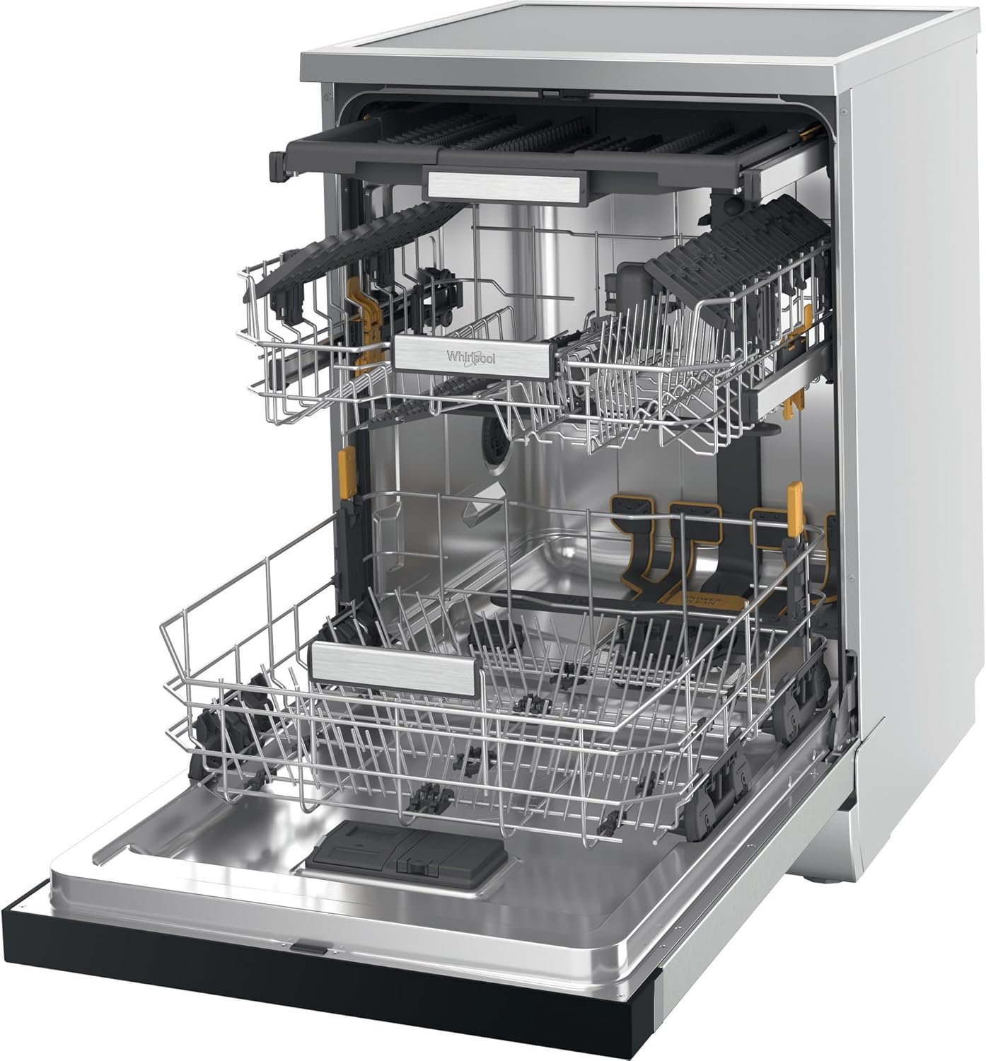 Whirlpool - Lave-vaisselle MaxiSpace série W7 - 60cm, 15 couverts, pose libre 