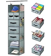 Étagère suspendue avec 7 compartiments, rangement suspendu stable.