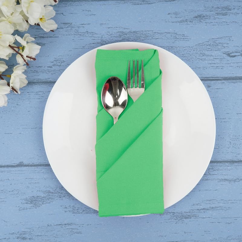 Sweet Needle - Lot de 12 serviettes 45x45 cm 100% coton épaisses