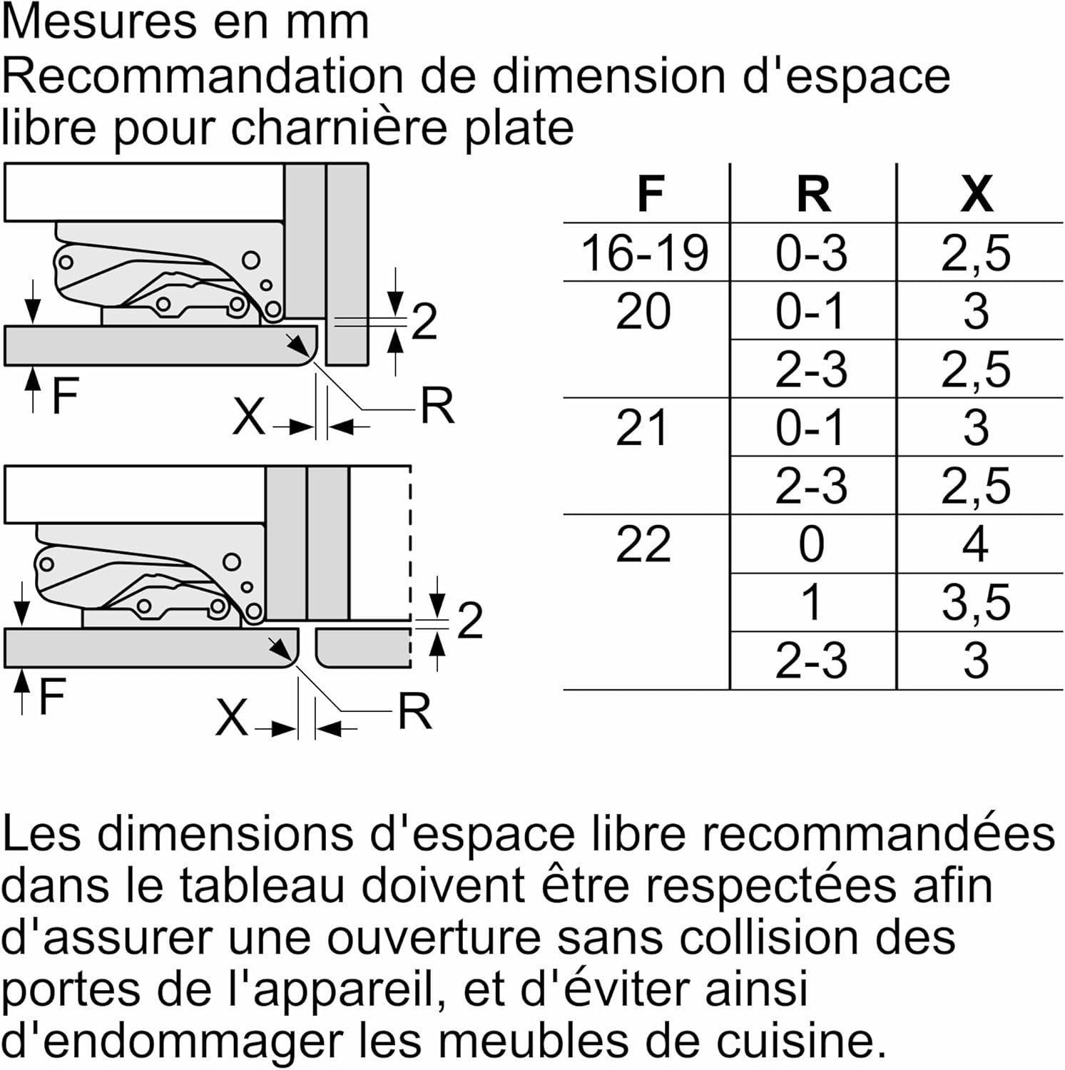 Bosch - réfrigérateur Série 4, 177x54 cm, 310L, encastrable, KIR81VFE0