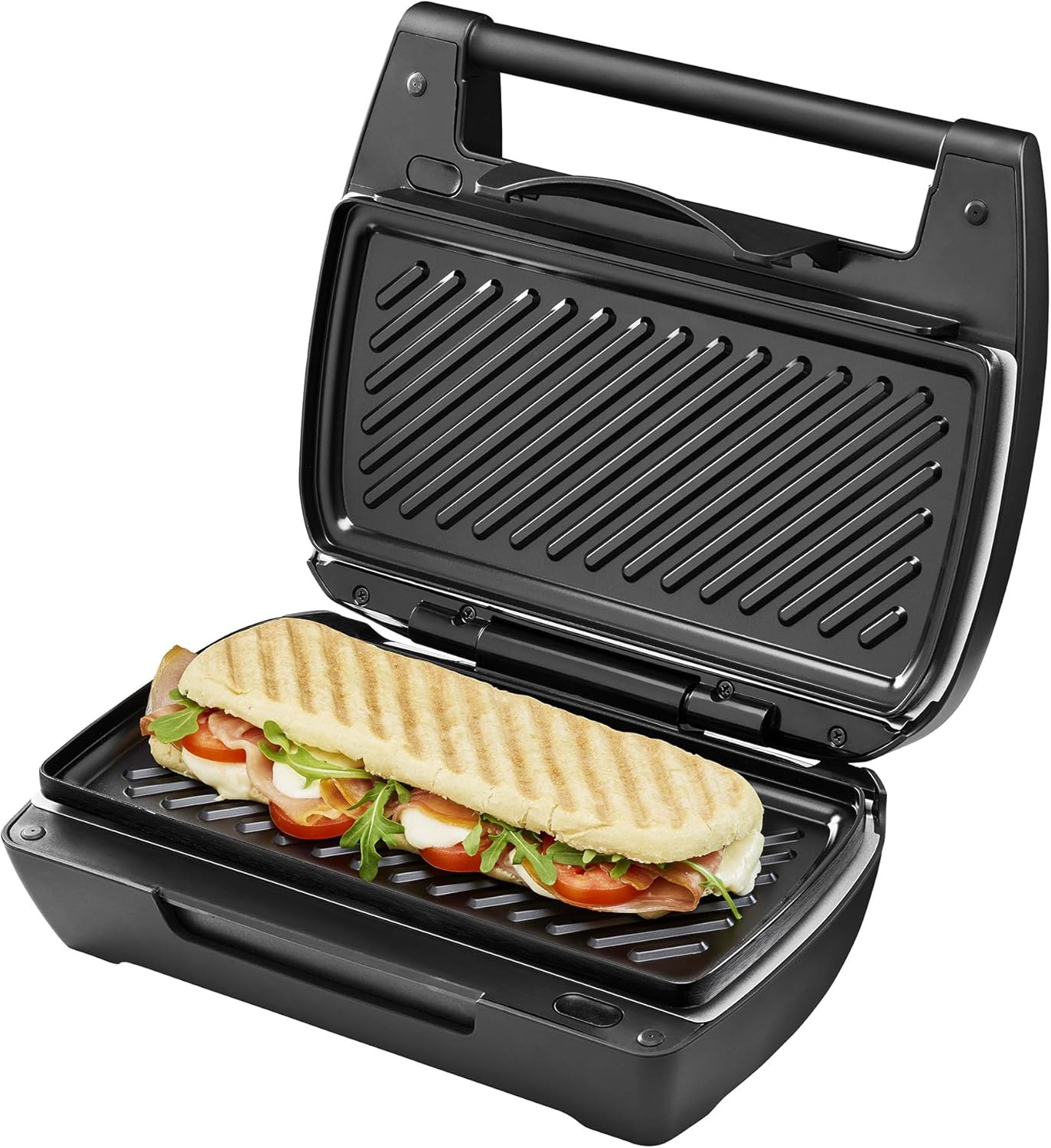 LAGRANGE - Gaufrier Mini Maxi - 120x120mm - 900W, multifonction, plaques faciles à nettoyer, 028662