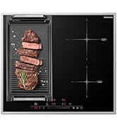 GASLAND IH604BFB Plaque de cuisson induction encastrable, 60 cm avec une zone de cuisson flexible...