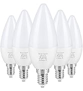 Vicloon Ampoule LED E14,5Pcs C37 LED E14 Bougie LED,5W Équivalent Ampoule Incandescente 40W,Ampou...