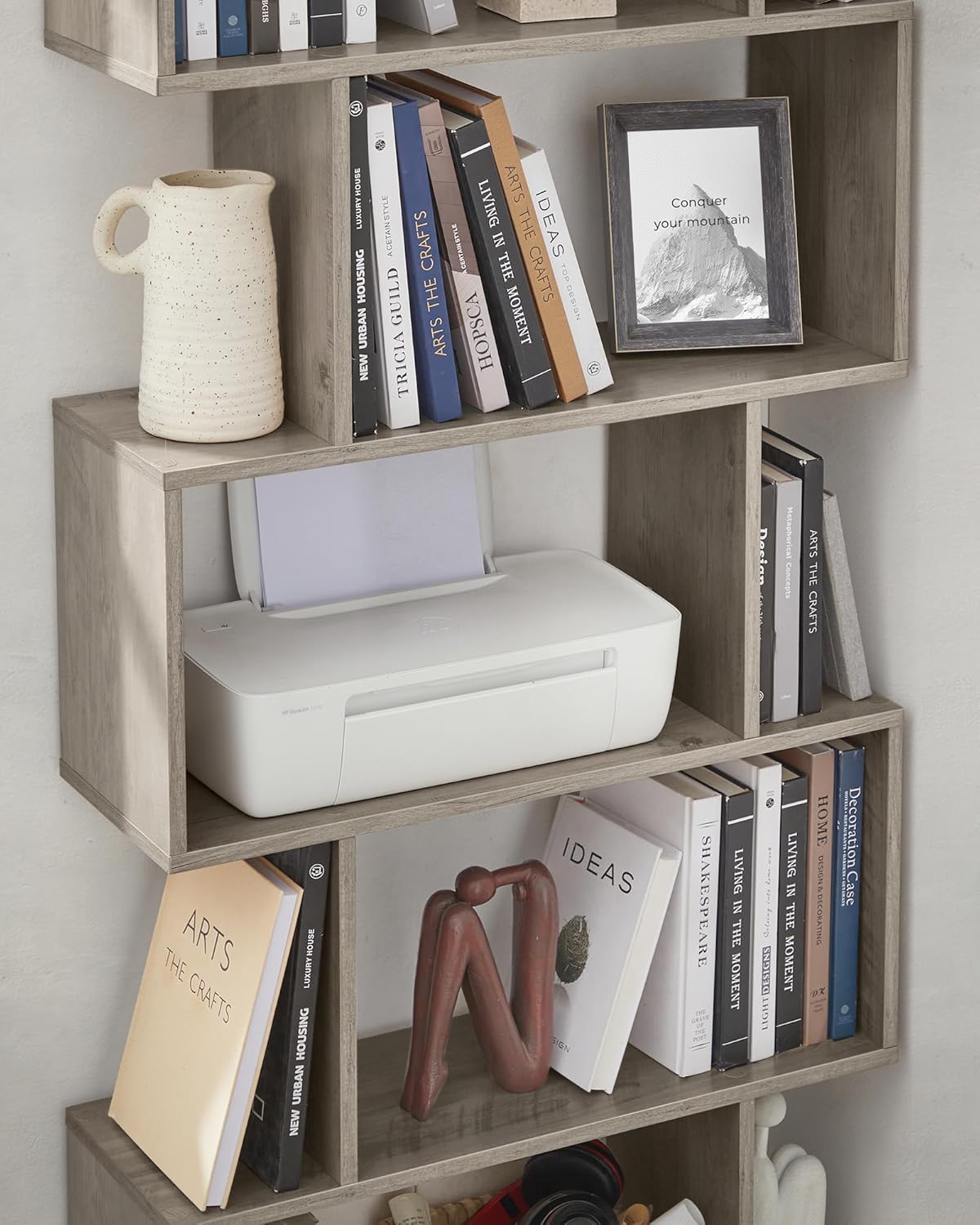 VASAGLE - étagère 6 niveaux, 24x70x191,6 cm, séparateur, rangement, LBC061M01