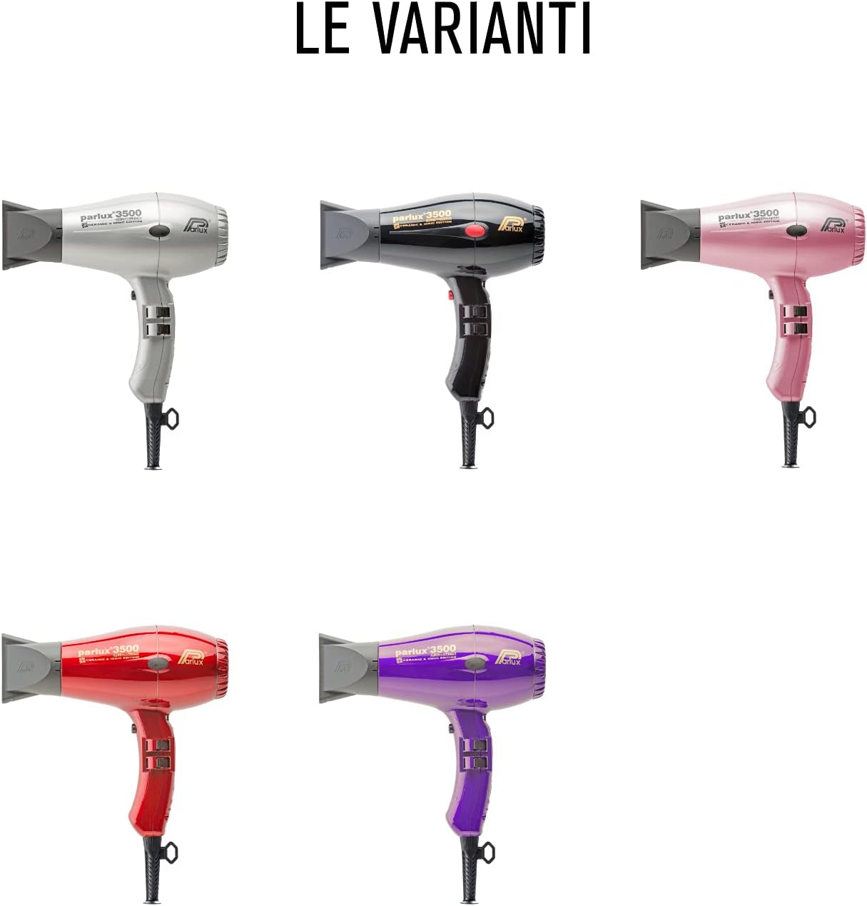 Parlux - Supercompact 3500 - compact, ionique, céramique, noir