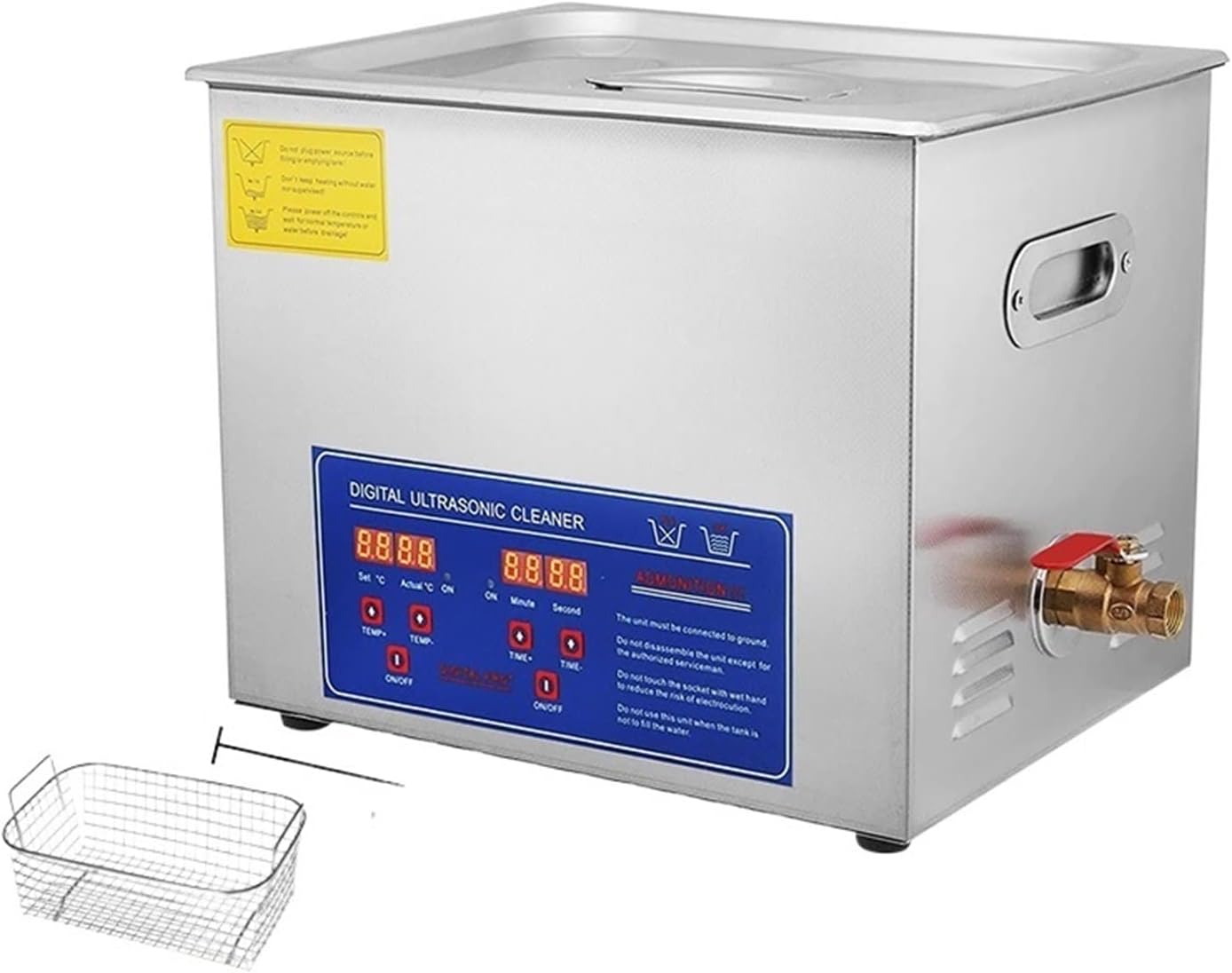 Nettoyeur à ultrasons - 10L, lave-vaisselle portable, gaz liquéfié, nettoyage appareils ménagers