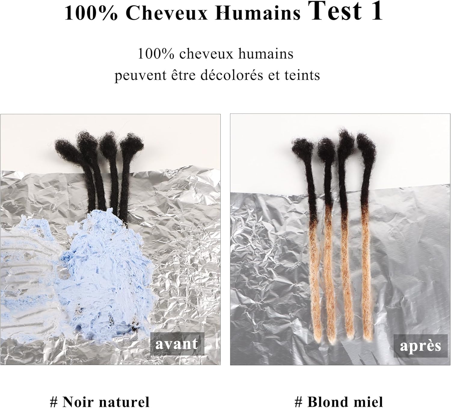 Extensions cheveux naturels - afro kinky bulk, 8