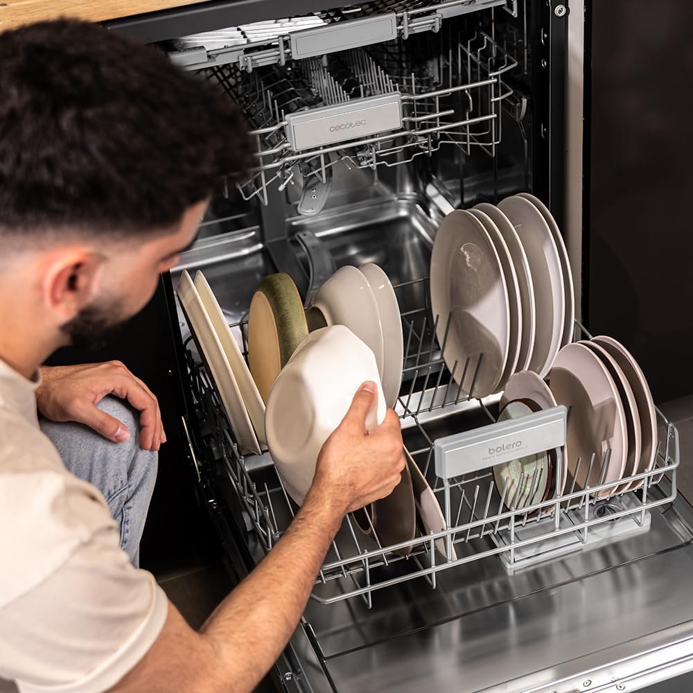 Cecotec - Bolero Aguazero 6200 D - 14 couverts - 6 programmes, classe D, 1850W