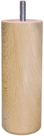 Margot - Caméléon - pieds de lit bois vernis 15 cm, lot de 4 - 3700527816166