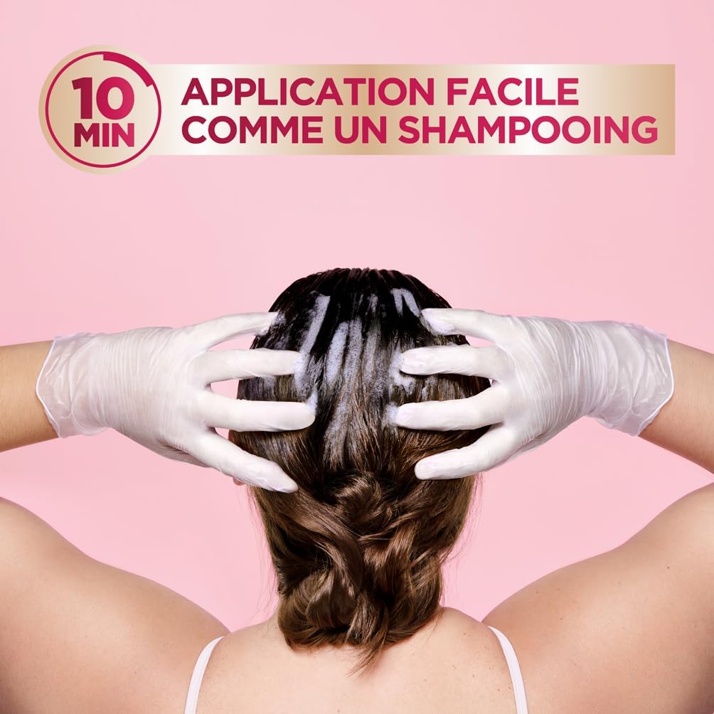 Garnier - Color Shampoo Retouch - noir, couverture 100% cheveux blancs, tenue 4 semaines