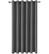 DWCN Rideaux occultants pour cloisons intérieures Rideau à Trous Ronds 1 pc. pour salon, Chambre ...