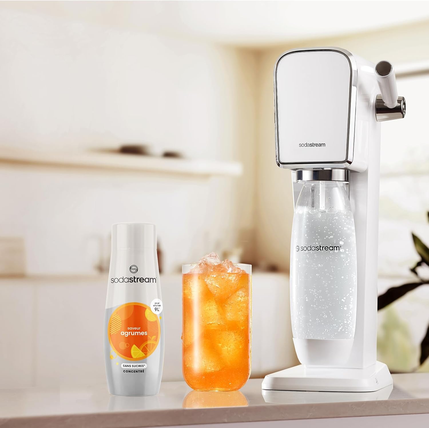 Sodastream - Concentré Agrumes Sans Sucres - 440ml - Prépare 9L Soda