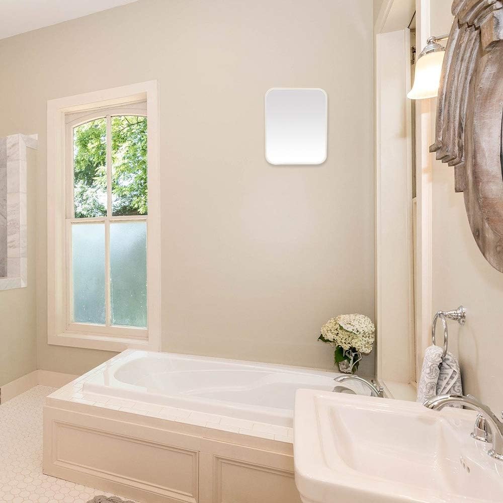 YEAKE - miroir de maquillage pliable 20,3cm, support métal, rotation 90°