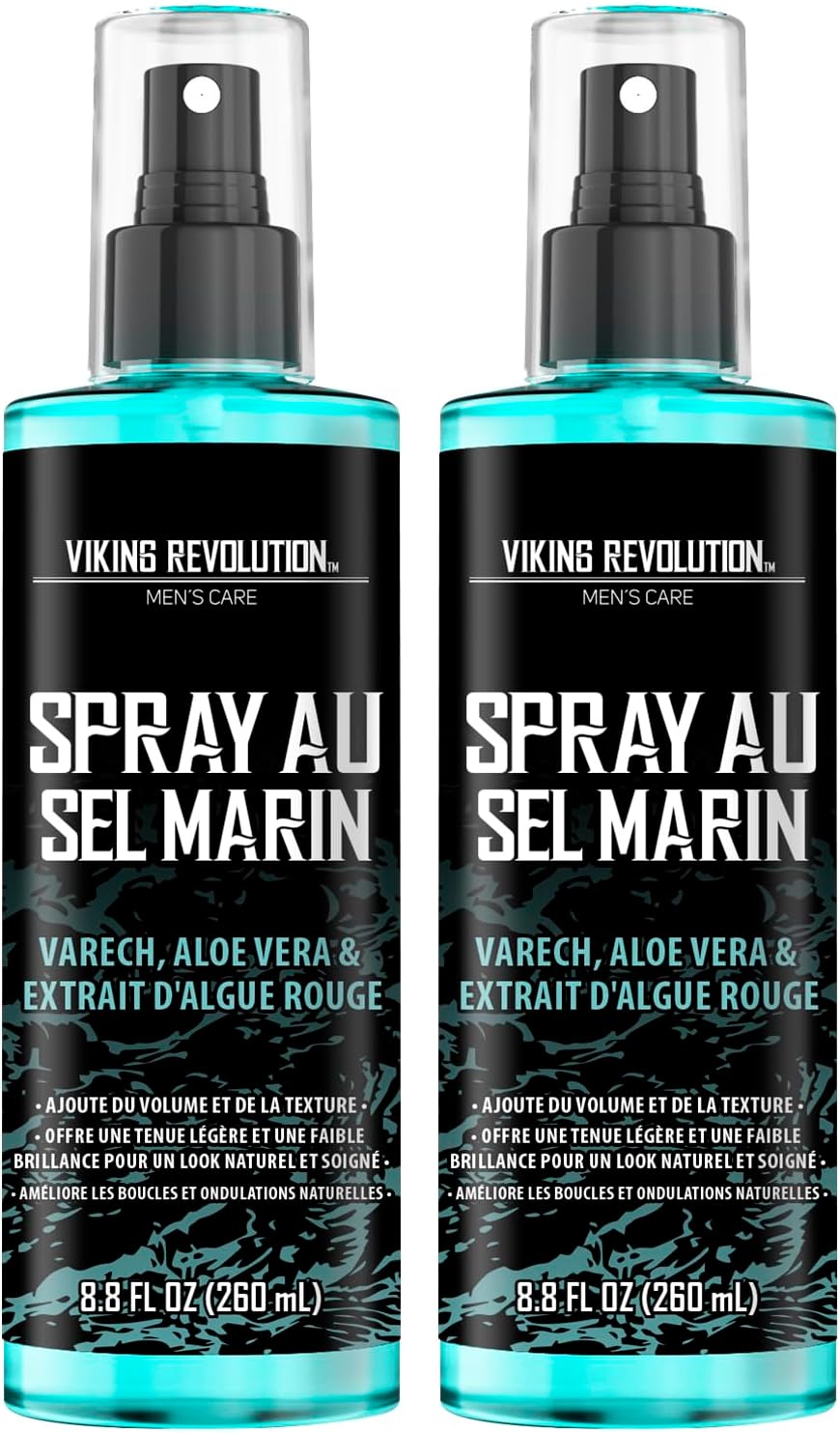 Viking Revolution - Sea Salt Spray homme - 2x260ml - volume, texture plage
