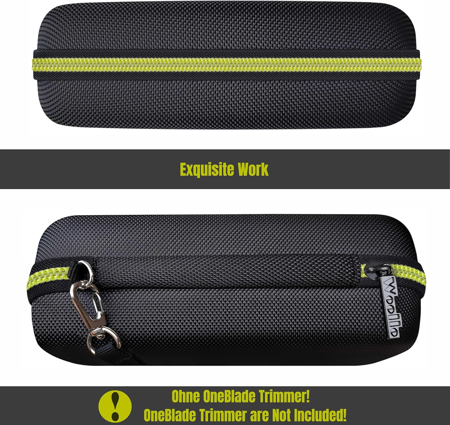 Sac de protection pour Philips OneBlade série QP, vert, compact, QP2734 QP2724 QP2824 QP230 QP220 QP437 QP2630 QP2620 QP