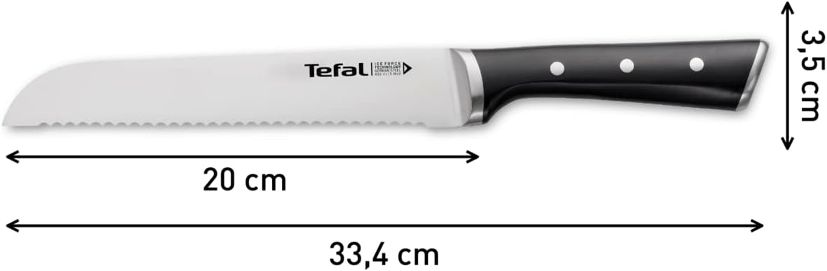 Tefal - Ice Force - 20 cm - lame inox allemand, garanti 10 ans K2320414