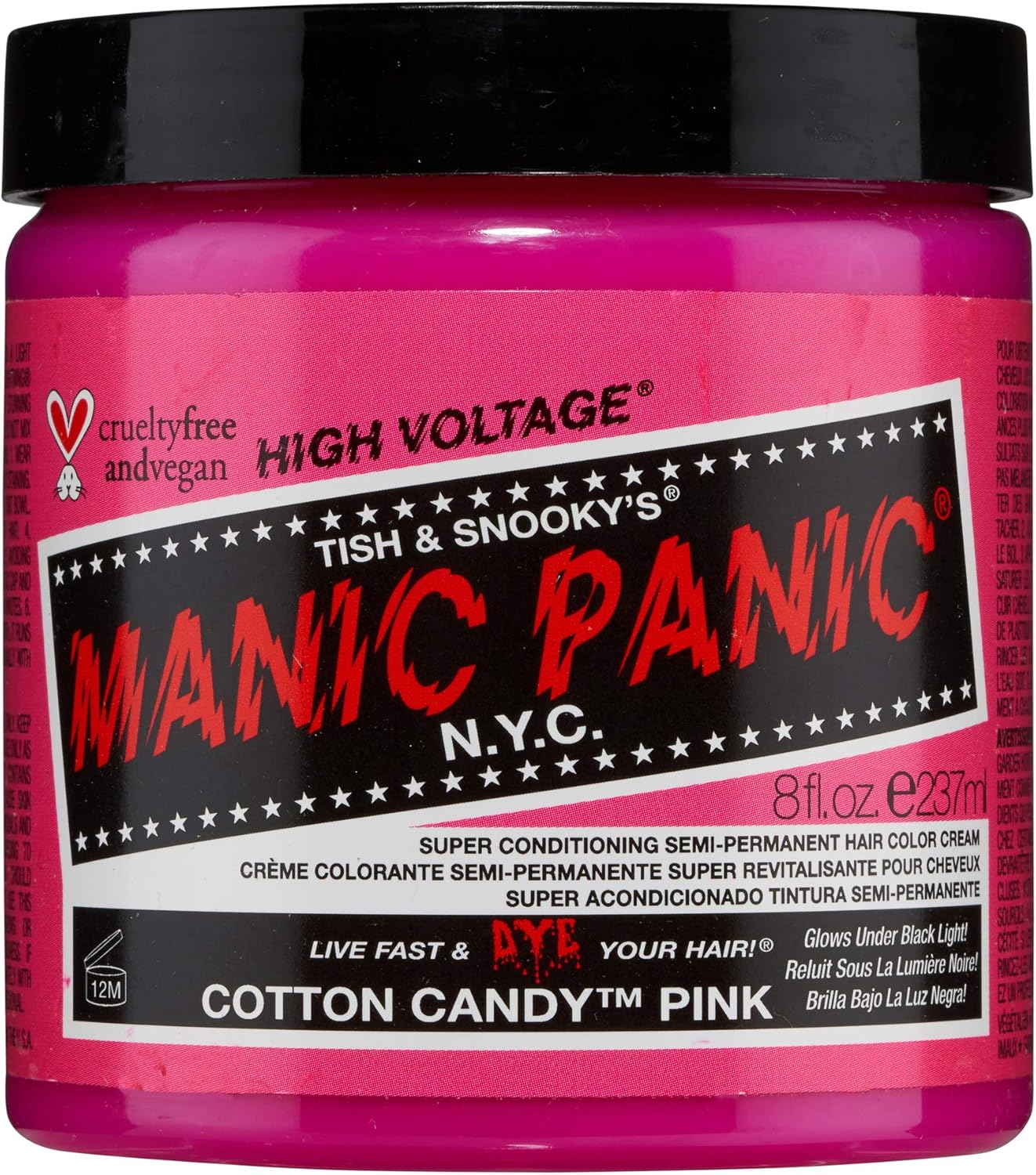 MANIC PANIC - Super Conditioning - coloration semi-permanente rose - 237ml