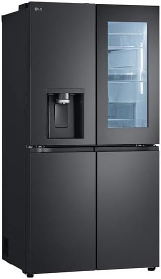 LG - réfrigérateur américain grande capacité inox, distributeur eau, GMG960EVEE