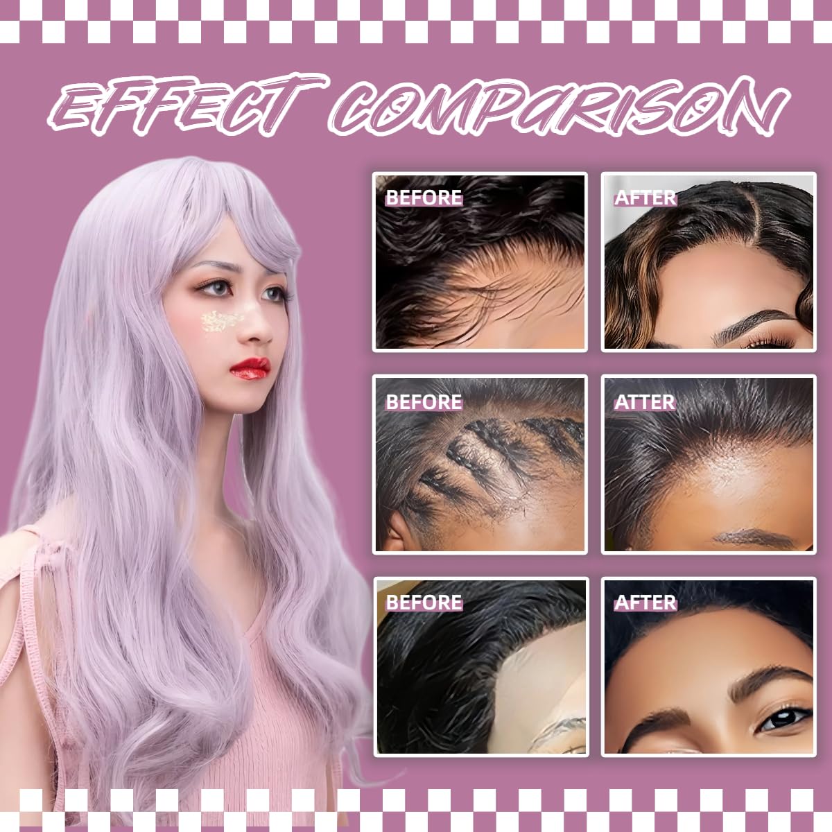 Colle perruque - invisible, imperméable, tenue forte - 38ml