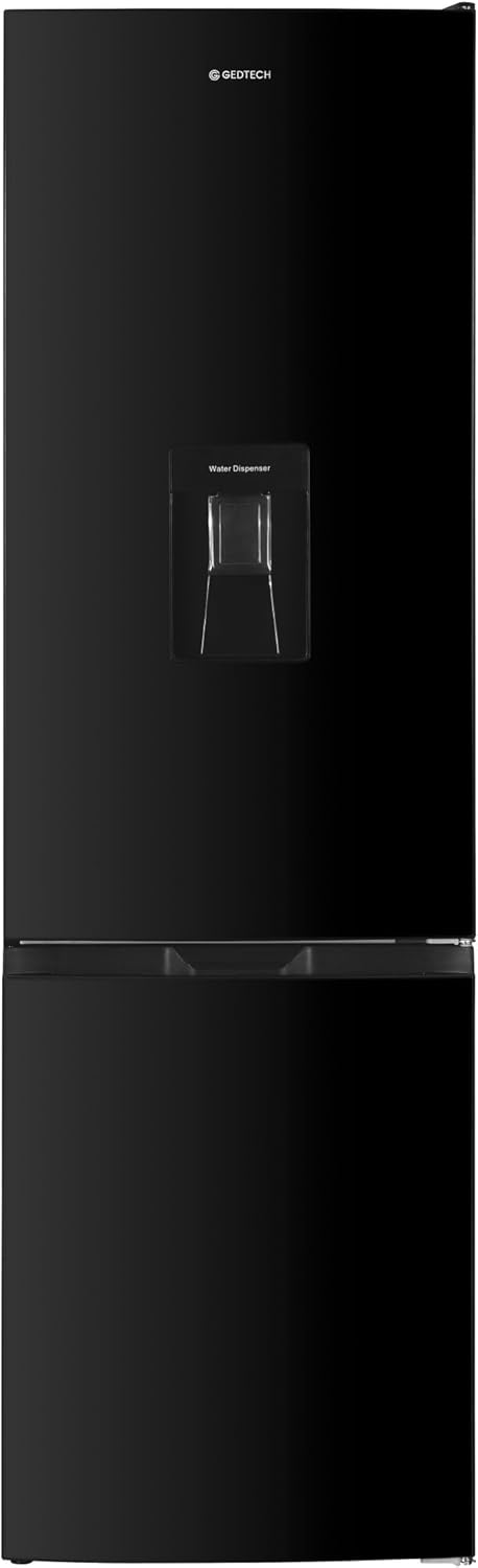 GEDTECH - réfrigérateur combiné bas - 262L, classe E, noir - GCB262BL