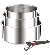 Tefal L898S3 Ingenio Preference On Lot de 3 casseroles avec poignée amovible Passe au four