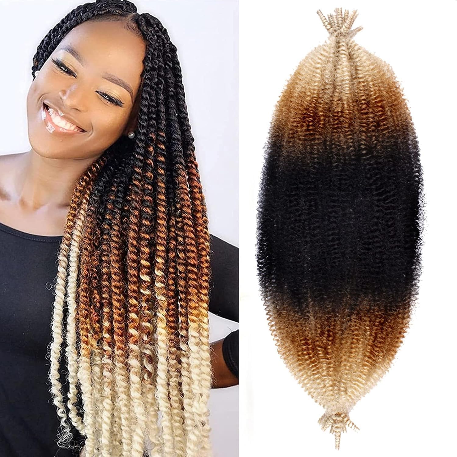 Xtrend – Extensions tressées afro, 61 cm, mèches synthétiques souples, 1B27613#