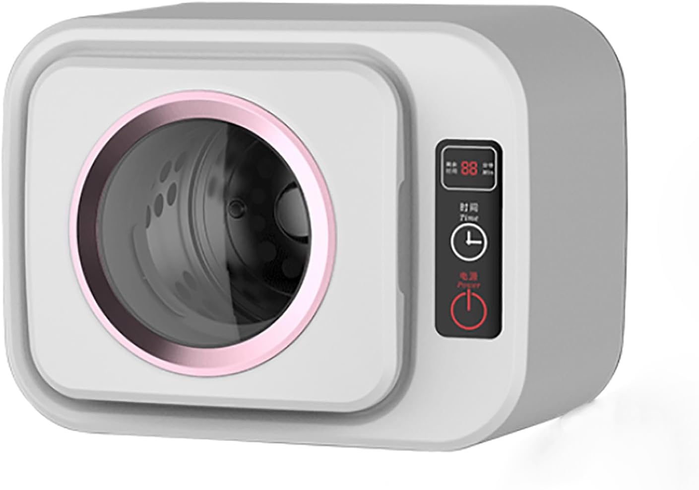 ERICAT - sèche-linge portable, mini, inox, écran LCD tactile, 3 modes