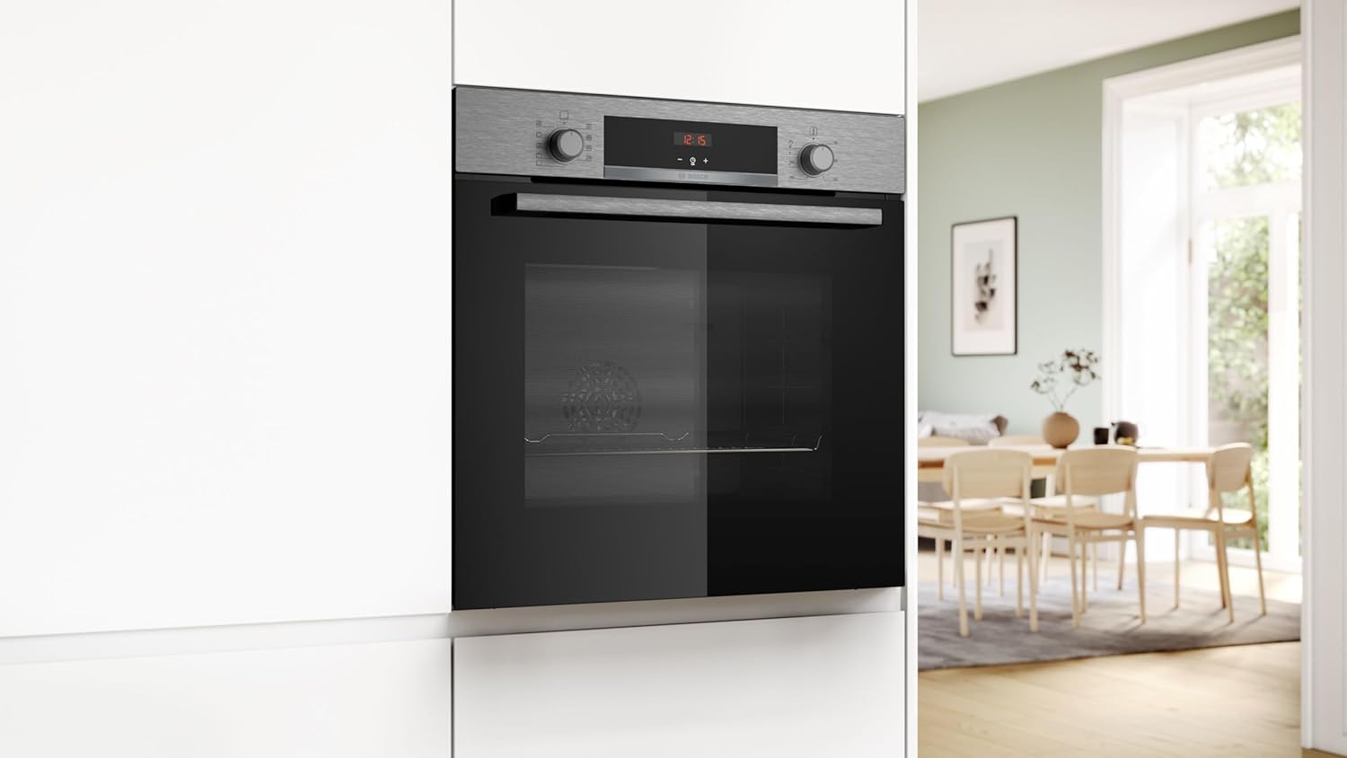 Bosch - HBA534BS3 Série 4 - four encastrable inox - cuisson multifonction